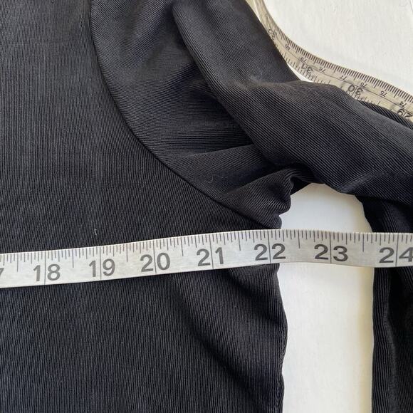 Chico’s Travelers Front Zip Cardigan Size 3 Black XL Rhinestones V Neck Acetate - Picture 10 of 11